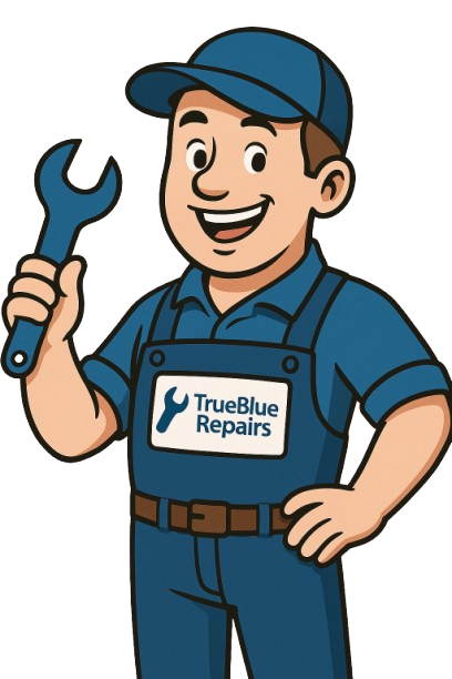 TrueBlue Repairs Mascot